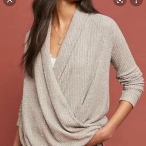 Anthro Akemi Kin Woodruff Wrap Sweater 